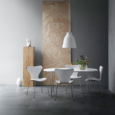 Serie 7™ Chair Coloured Veneer / Chromed Base
